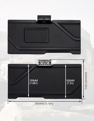 A & UTV PRO Sun Visor for Polaris Xpedition XP/XP 5 / ADV/ADV 5 2024 2025-135° Adjustable Anti-Glare PP Shade Extension, OEM #2891239 - UTV Accessories for Off-Road Comfort & Safety 2PCS in Saudi Arabia