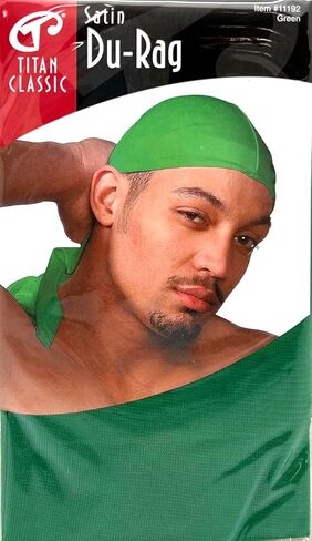TITAN Satin DURAG, 1PC Green Color in Saudi Arabia