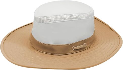 Tilley Standard Airflo Contrast Broad Brim LTM6, White/Dark Tan in Saudi Arabia