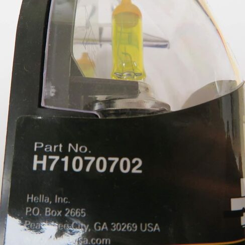 Hella H71070702 مصابيح إضاءة Optilux Extreme Yellow H7 12V 55W، عبوة من 2 in Kuwait