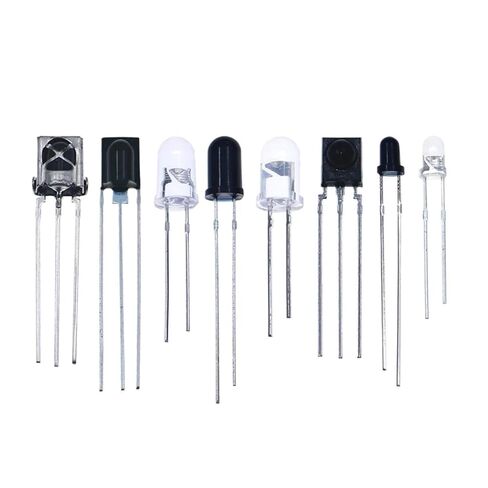 60pcs 3mm 5mm 850 940nm VS1838 IR LED Diode Assort Kit Transmitter Receiver Infrared Lamp Emitter Phototransistor in Kuwait