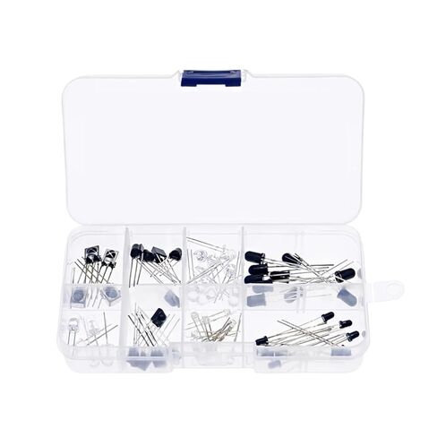 60pcs 3mm 5mm 850 940nm VS1838 IR LED Diode Assort Kit Transmitter Receiver Infrared Lamp Emitter Phototransistor in Kuwait