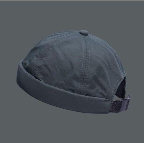 Retro Hat Skullcap Unisex Beanie Cap Quality Lightweight Brimless Hat Men(Black) in Saudi Arabia