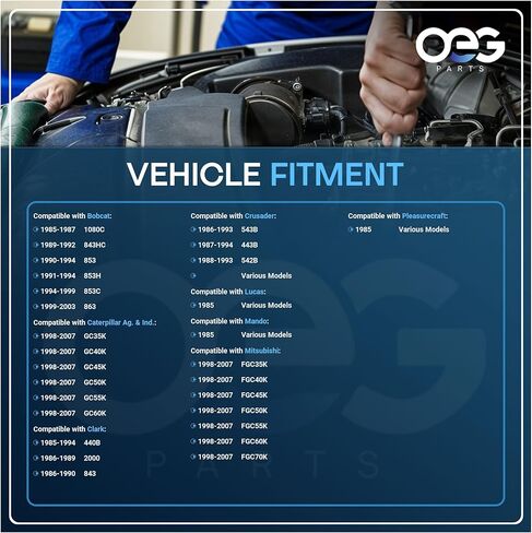 أجزاء OEG مولد كهربائي جديد متوافق مع جرافة انزلاقية Bobcat 873 873C 873F 873G 873Hg 883G 943 6632211 6661611 A000B0431 AC155513 AR150CA AR150DA 10140010 in Saudi Arabia