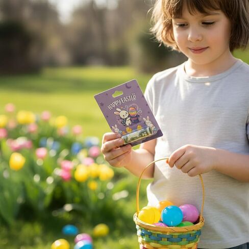 حزمة من 6، بطاقات حامل أموال عيد الفصح، تصميمات أرنب لطيفة، حامل بطاقات هدايا للأطفال، حشو سلة عيد الفصح، مجموعة بطاقات هدايا عيد الفصح، بطاقات الهدايا in Kuwait