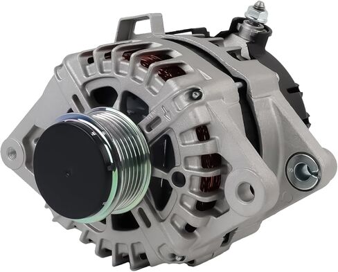 Alternator Fit for Hyundai Accent 2018-2019 Kia Soul 2017-2019 Rio 2018-2019 Seltos 2021 1.6L 130A 12V CW 6-Groove Replace 37300-2B970 in Saudi Arabia