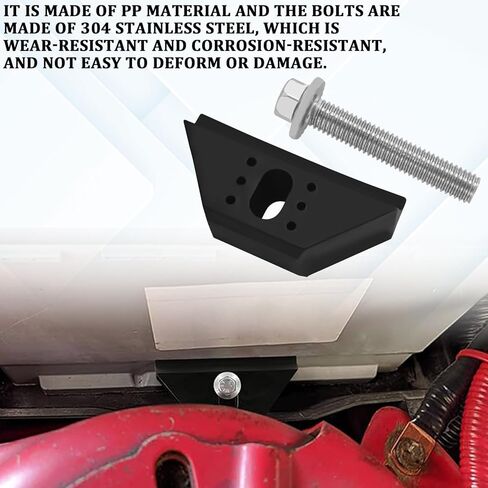 Battery Hold Down Kit Car Battery Holder Bracket Kit with 304 Stainless Steel Bolt Kit OEM 14005061 Universal Base Clamp Batteries Mount Tie Down Replacement for Select Buick Chevy GM Models in Kuwait