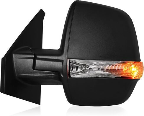 Driver Side Mirror for Dodge Ram - Compatible with Towing Mirror 2015-2022 RAM ProMaster CITY with Power Adjusted Heated Glass Manual Folding Only Left Side in Saudi Arabia