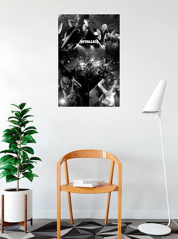 BUY ART FOR LESS Officially Licensed Metallica - Live Art Poster - 24 x 36 Inch - Decorative Print - Poster Paper - Ready to Frame in Saudi Arabia