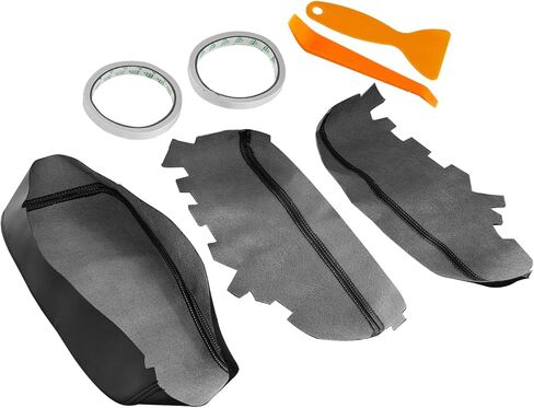 Center Console Lid Armrest & Door Panel Cover Fits for Toyota Avalon 2013-2018 Black in Saudi Arabia