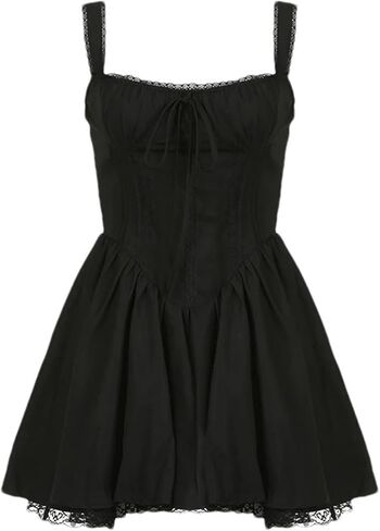 Elegant Party Dresses Ladies Fashion A-Line Pleated Fluffy Dress Lace Sexy Ball Gown Minis in Saudi Arabia