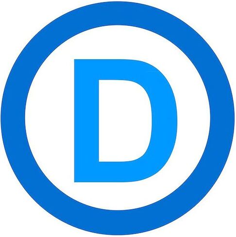 CafePress Democratic D Design 5.5" Round Car Magnet Magnetic Bumper Display in Saudi Arabia