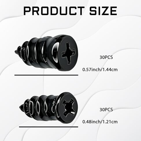 60 PCS Tire Repair Rubber Nail Kit with Screwdriver, Fast Self-Service Screw in Tire Repair Plugs, Vacuum Tires Punctur Meending Nail Patch Kit for Car, Motorcycle Flat Tires First Aid Tools in Kuwait