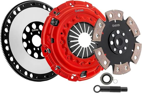 مجموعة أدوات القابض الكاملة للأداء الثقيل للمرحلة 4 (1MD) متوافقة مع هوندا أكورد 2008-2012 / هوندا سيفيك SI 2012-2015 2.4 لتر (K20A3) تتضمن دولاب الموازنة الخفيف in Kuwait