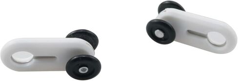 30PCS Ceiling Roller Curtain Fittings Silent Curtain Track Pulleys Guide Rail Hook Suitable for Wardrobes and Sliding Door in Saudi Arabia