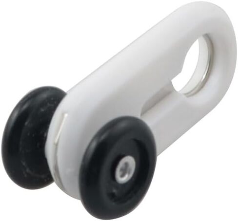 30PCS Ceiling Roller Curtain Fittings Silent Curtain Track Pulleys Guide Rail Hook Suitable for Wardrobes and Sliding Door in Saudi Arabia
