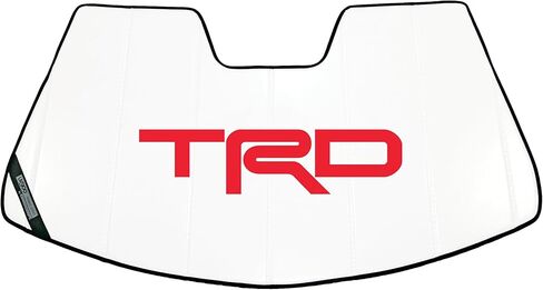Covercraft UVS100 Premier Windshield Sunscreen with Red TRD Logo for 2024-2026 Toyota Tacoma (Without Factory Dashcam) in Saudi Arabia