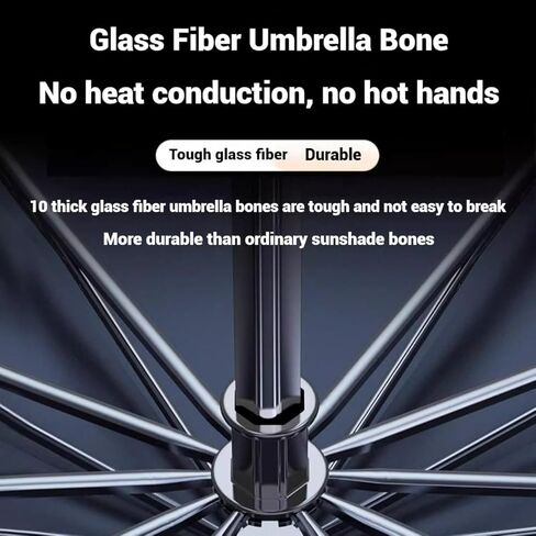 Premium Car Windshield Sun Shade Umbrella - Silver Heat Shield & UV Reflective Protector, Universal Fit (56"x31") for Rogue Altima Sentra Pathfinder Maxima Versa Accessories in Kuwait