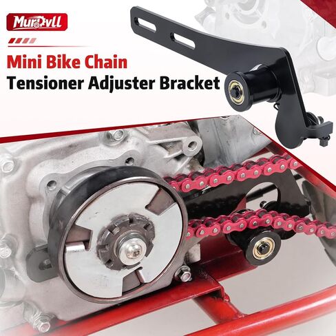ترقية Minibike سلسلة الموتر تعديل قوس مع الأسطوانة لالمفترس 212cc 79cc 196cc 224cc 236cc، GX160 GX200 محرك لكولمان CT200U CT200U-EX BT200X Baja Doodlebug DB30 Minibike أجزاء in Kuwait
