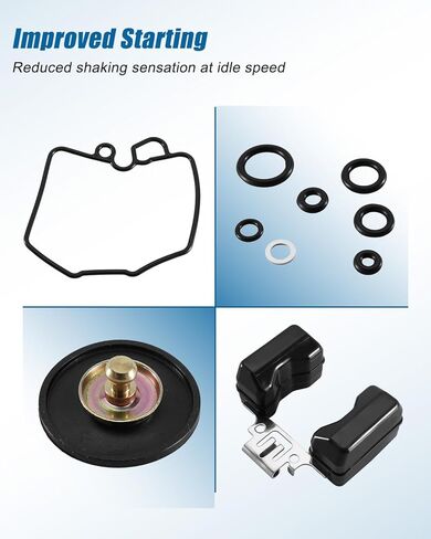 Carburetor Rebuild Kit Carb Repair Kit with Float Fit for Honda CM400A Hondamatic 1979 1980 CM400T 1979, 2PCS in Saudi Arabia