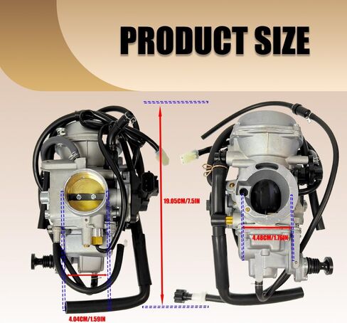 16100-HN8-013 TRX650 Carburetor Replacement for Honda Rincon 650 TRX650FA 2003-2005 TRX650FGA 2004 2005 4x4 Carb with Air Filter 17254-HN1-000 in Saudi Arabia