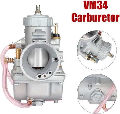 VM34 Carburetor Carb Kit for Mini Bikes Go Karts GX390 GX340 GX270 420CC 301CC 11HP 13HP 9HP Engine Lawnmower Water Pump Pressure Washer Air Filter Intake Manifold Pipe CNC Inlet Parts Gasket Red in Kuwait