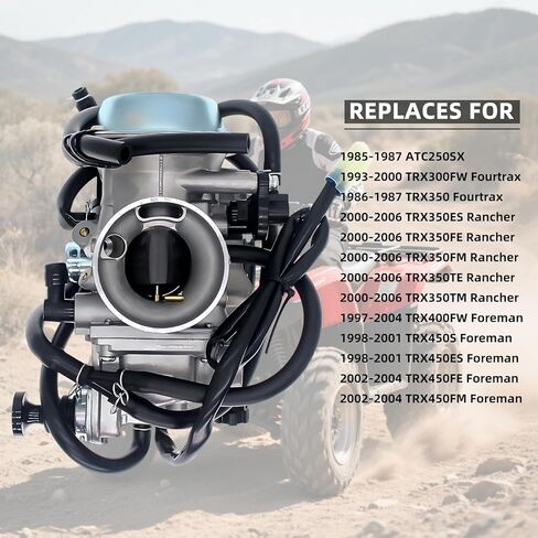 TRX300 Carburetor for Honda Rancher 350 Honda Fourtrax 300 Carburetor Accessories Kit for 1985-2006 Carb in Saudi Arabia