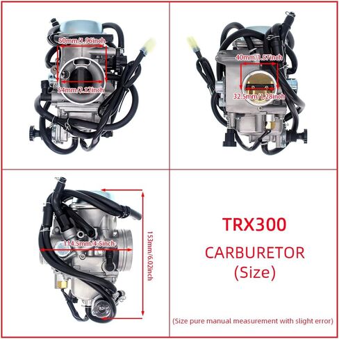 TRX300 Carburetor for Honda Rancher 350 Honda Fourtrax 300 Carburetor Accessories Kit for 1985-2006 Carb in Saudi Arabia