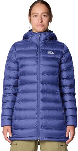 Mountain Hardwear, Tiberondack Down Parka - Women's, Lapis Dusk, M in Saudi Arabia