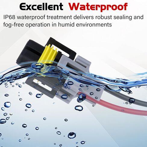2 قطعة H11 H9 H8 880 881 أنثى محول الأسلاك تسخير مقابس الأسلاك، قابس موصل ضوء الضباب مع سلك، قابس محول ضفيرة مقاوم للماء لاستبدال المصابيح الأمامية وأضواء الضباب لمبة شعاع عالية منخفضة in Kuwait