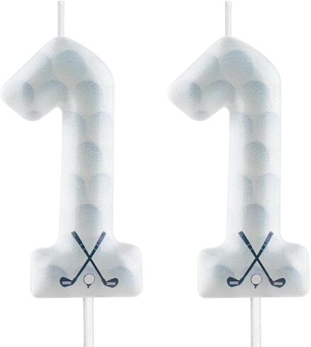 Golf Birthday Candles 12th Golf Themed Birthday Party Decorations, Funny Cake Topper Candles for Boys Girls Kids Sport-Theme Party Supplies in Saudi Arabia