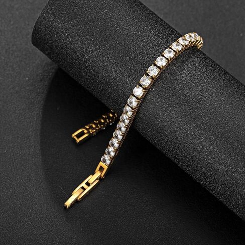 Graceful Crystal Stainless Steel Bracelet for Women, Fashion Jewelry with Rhinestone Decoration in Saudi Arabia