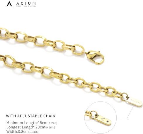 Bracelet for Men Women Stainless Steel Casual Versatile Chain Bracelet in Saudi Arabia