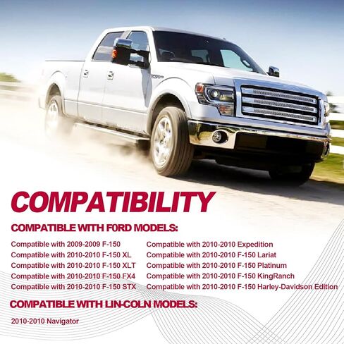 Front Driver and Passenger Side ABS Wheel Speed Sensor Replace OE 9L3Z2C204A Compatible with 2010 Ford Expedition 2009-2010 Ford F-150 2010 Lincoln Navigato 2PCS in Saudi Arabia