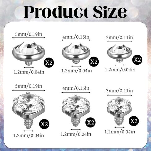 قمصان جلدية - مجموعة مجوهرات جلدية صغيرة مكونة من 12 قطعة للنساء والرجال، مرساة جلدية من الفولاذ الجراحي من الزركونيا المكعبة، مجموعة مجوهرات ثقب الجسم in Kuwait