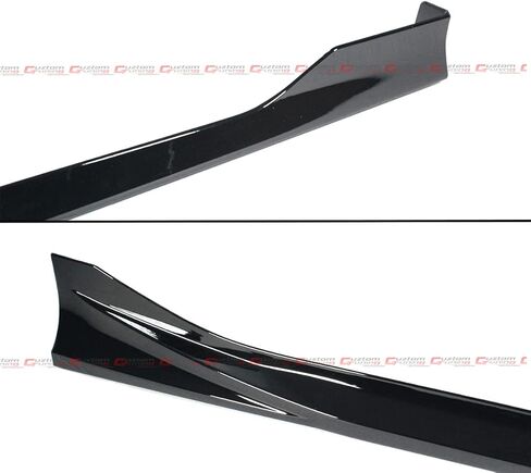 RS Modulo Style Painted JDM Full Gloss Black Side Skirt Extension Compatible for 2022 2023 Honda Civic EX LX Si Touring Sport Hatchback Sedan All Models in Saudi Arabia
