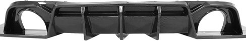 Rear Bumper Diffuser for Dodge Charger GT R/T Daytona Scat Pack Hellcat Sedan 4-Door 2015-2023 CMST Style Rear Bumper Lip Diffuser Spoiler Body Kits (Not for Widebody) (Carbon Fiber Print) in Saudi Arabia
