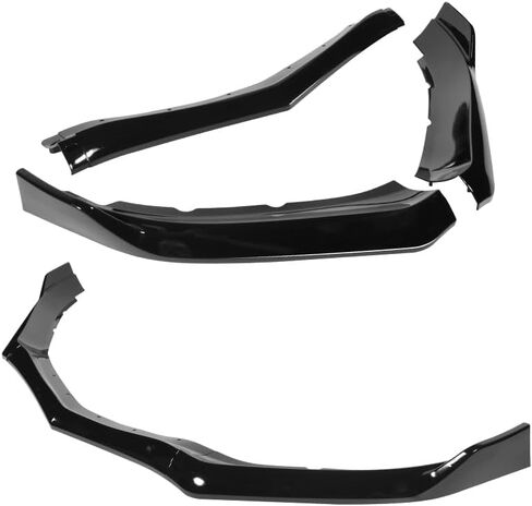 Front Bumper Lip Compatible with 2013-2014 for Cadillac ATS Sedan Base/Luxury/Performance/Premium/Premium Sport Glossy Black Front Lip in Kuwait