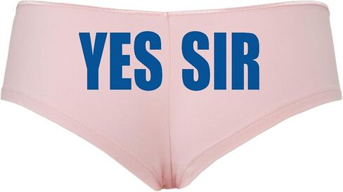 Knaughty Knickers Yes Sir Master Daddy DDLG Pink Boyshort For Daddys Little Slut in Saudi Arabia