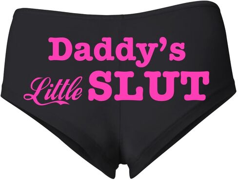 Wild Bobby Daddy's Little Slut Sexy Slutty Naughty Women's Cotton Spandex Booty Shorts in Saudi Arabia