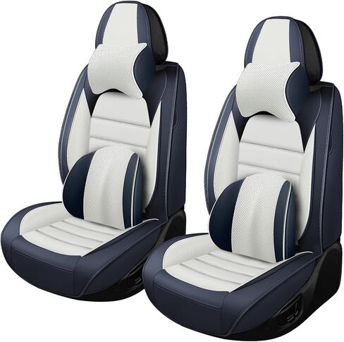 مجموعة كاملة من أغطية مقاعد السيارة لسيارة Mazda CX-5 2013-2026، غطاء مقعد مقاوم للماء ومقاوم للبقع، واقيات مقاعد من جلد نابا الفاخر مع جيوب تخزين (5 مقاعد قياسية/أسود وبرتقالي) in Kuwait