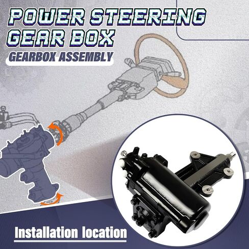 27-7504 Power Steering Gearbox Gear Box Fit for Ford F-100 F100 1968-1979, F-150 F150 1975-1979, F-250 F250 1968-1979, RWD Only, Replace OE D9TZ3504A, 27-7504, 277504 in Saudi Arabia