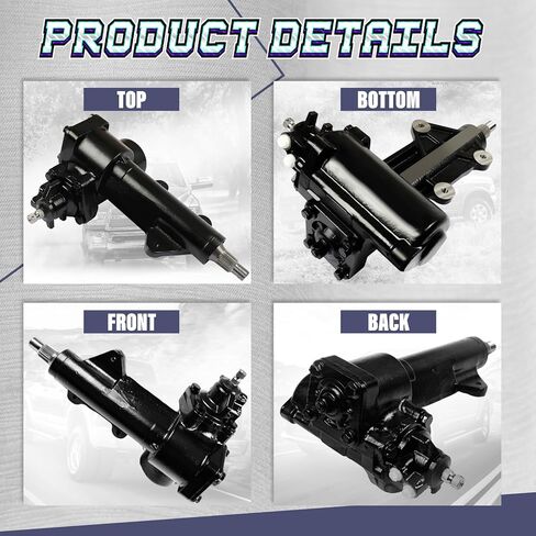 27-7504 Power Steering Gearbox Gear Box Fit for Ford F-100 F100 1968-1979, F-150 F150 1975-1979, F-250 F250 1968-1979, RWD Only, Replace OE D9TZ3504A, 27-7504, 277504 in Saudi Arabia