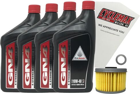 10W-40 Oil Change Kit compatible with 2020-2023 Honda Foreman Rubicon TRX520 FM FE in Saudi Arabia