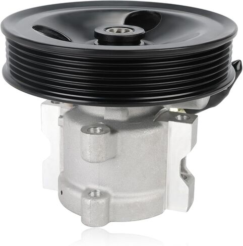 Power Steering Pump with Pulley Compatible with Jeep Cherokee 2.5L L4 1997 1998 1999 2000, Compatible with Jeep Wrangler TJ 2.5L L4 1997-2002, Replacement for 20-813, 55-7128 in Kuwait