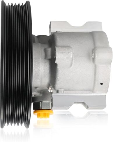 Power Steering Pump with Pulley Compatible with Jeep Cherokee 2.5L L4 1997 1998 1999 2000, Compatible with Jeep Wrangler TJ 2.5L L4 1997-2002, Replacement for 20-813, 55-7128 in Kuwait