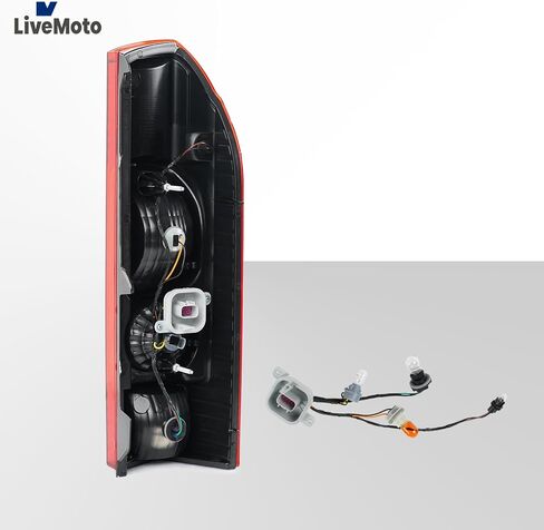 Halogen Tail Light Assembly Compatible with 2014-2022 Ram Promaster 1500 2500 3500, W/Bulbs & Harness, Rear Lamp Left Driver Side Replacement 04725947AD 04725947AC, 4725947AA, 4725947AB in Saudi Arabia