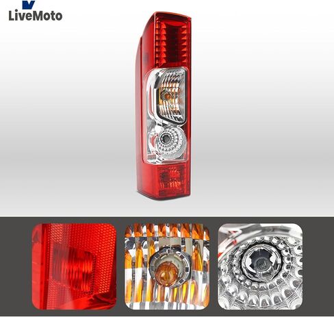 Halogen Tail Light Assembly Compatible with 2014-2022 Ram Promaster 1500 2500 3500, W/Bulbs & Harness, Rear Lamp Left Driver Side Replacement 04725947AD 04725947AC, 4725947AA, 4725947AB in Saudi Arabia