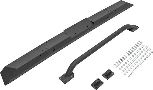 KUAFU Front Bumper Assembly Compatible with 1967-1977 Ford F100 F150 F250 F350 & 1978-1979 Ford Bronco w/Plate Holder Steel Powder Coated Black in Saudi Arabia