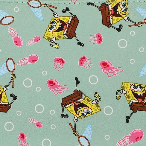 Bioworld Nickelodeon SpongeBob SquarePants 3-Piece Cosmetic Bag Set with Zipper Closure in Saudi Arabia